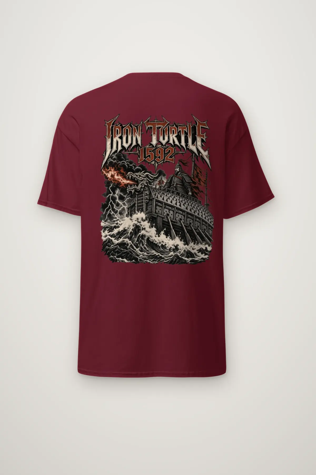"Iron Turtle 1592" Heavyweight Unisex Crewneck T-shirt