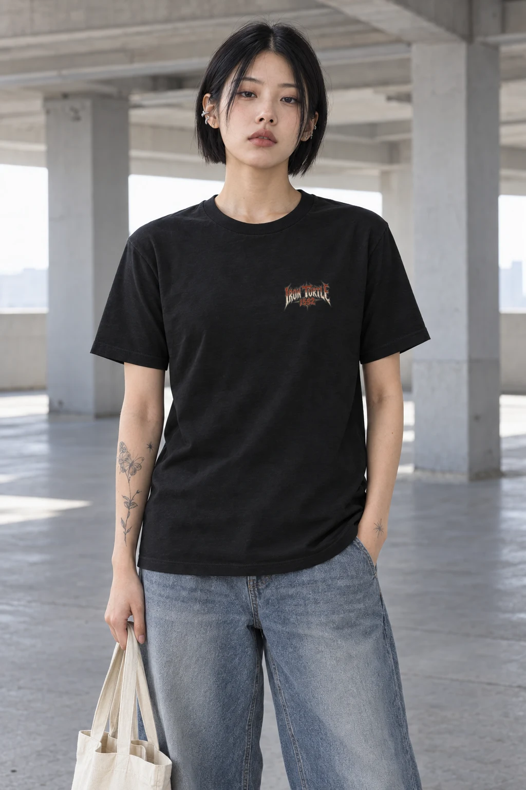 "Iron Turtle 1592" Heavyweight Unisex Crewneck T-shirt