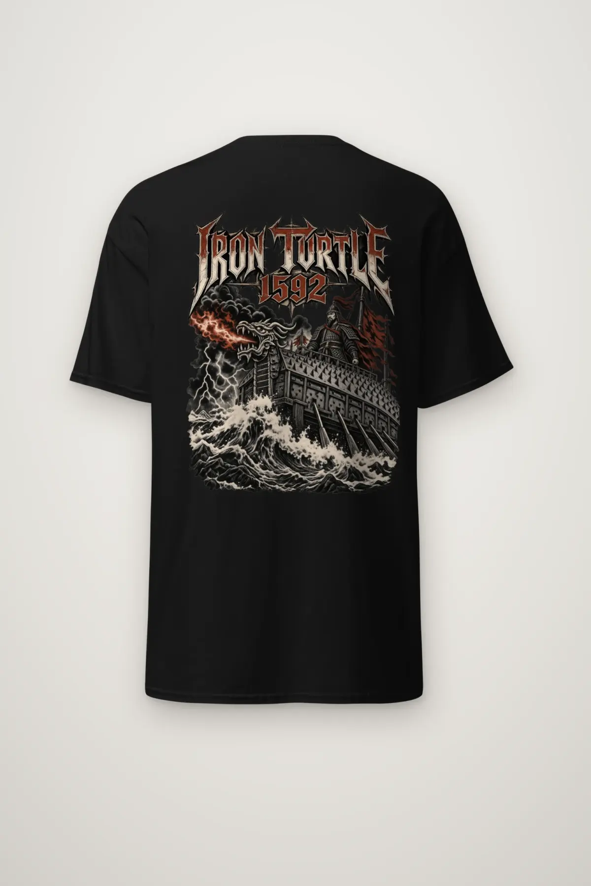"Iron Turtle 1592" Heavyweight Unisex Crewneck T-shirt