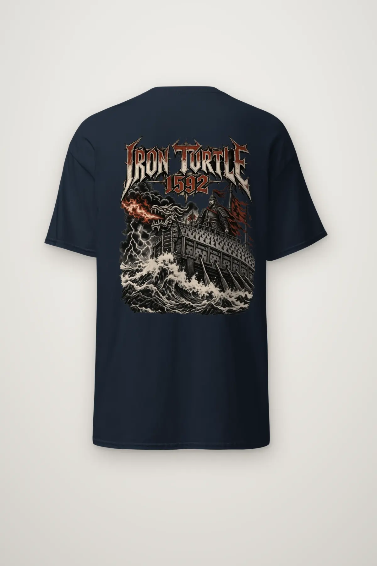 "Iron Turtle 1592" Heavyweight Unisex Crewneck T-shirt