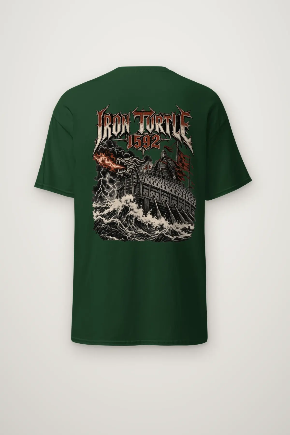 "Iron Turtle 1592" Heavyweight Unisex Crewneck T-shirt