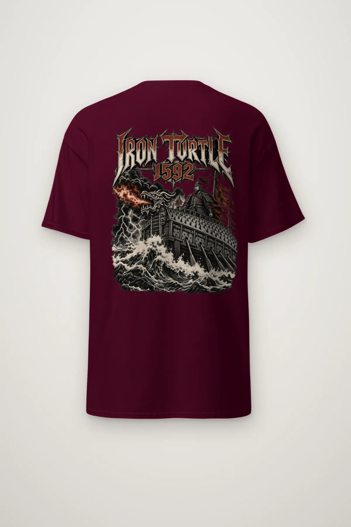 "Iron Turtle 1592" Heavyweight Unisex Crewneck T-shirt