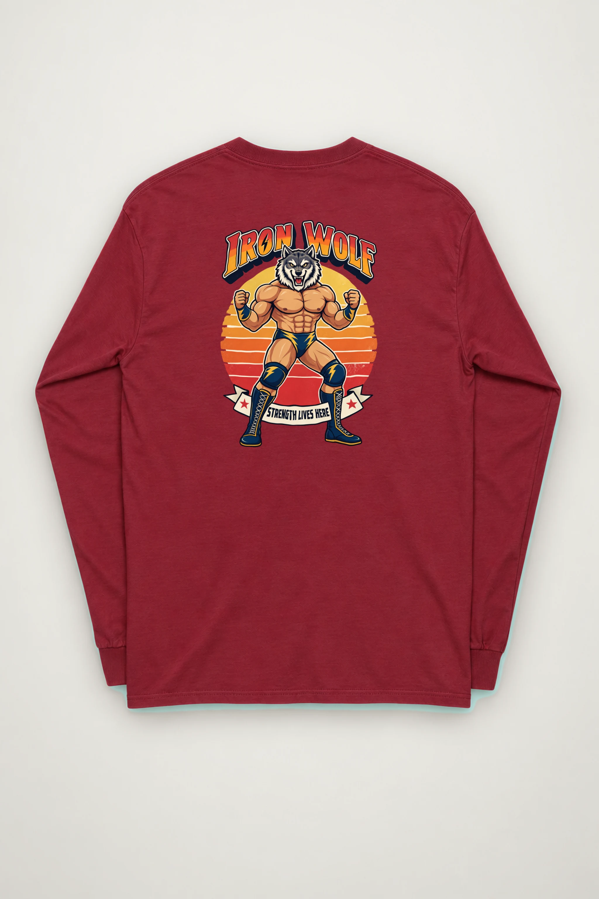 "Iron Wolf Strength" Unisex Longsleeve T-shirt