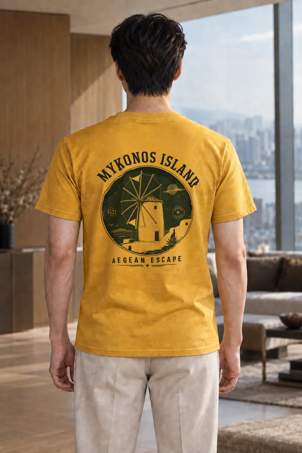 "Island Club 5595" Heavyweight Unisex Crewneck T-shirt | Gildan 5000