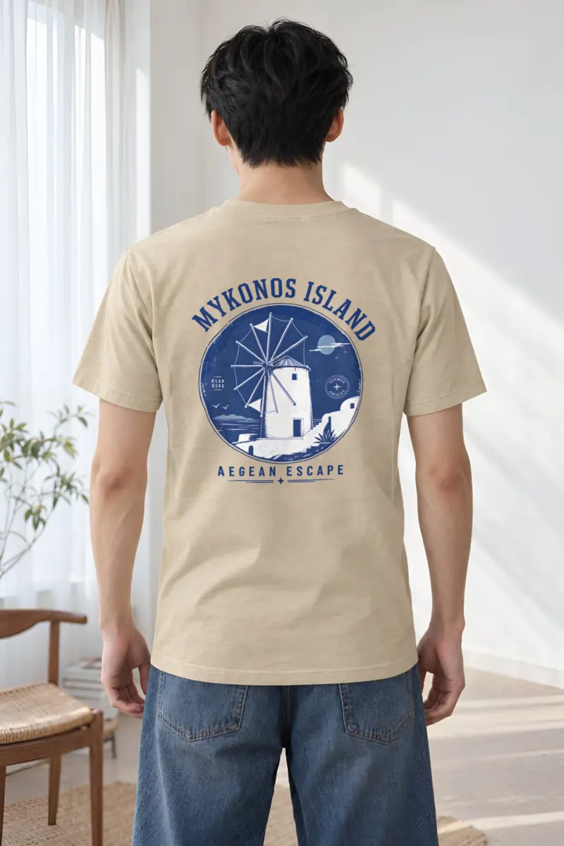 "Island Club 5595" Heavyweight Unisex Crewneck T-shirt