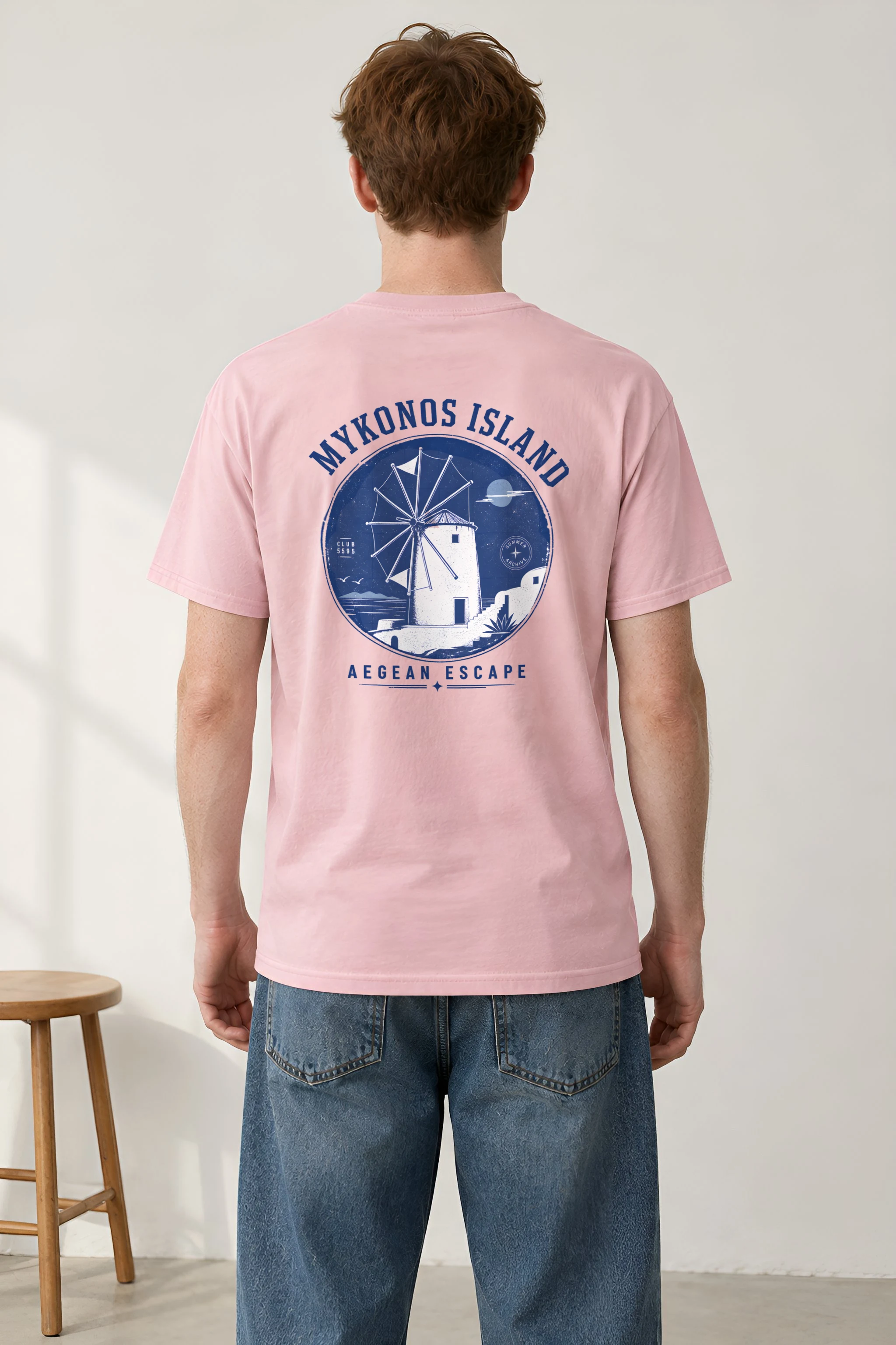 "Island Club 5595" Heavyweight Unisex Crewneck T-shirt