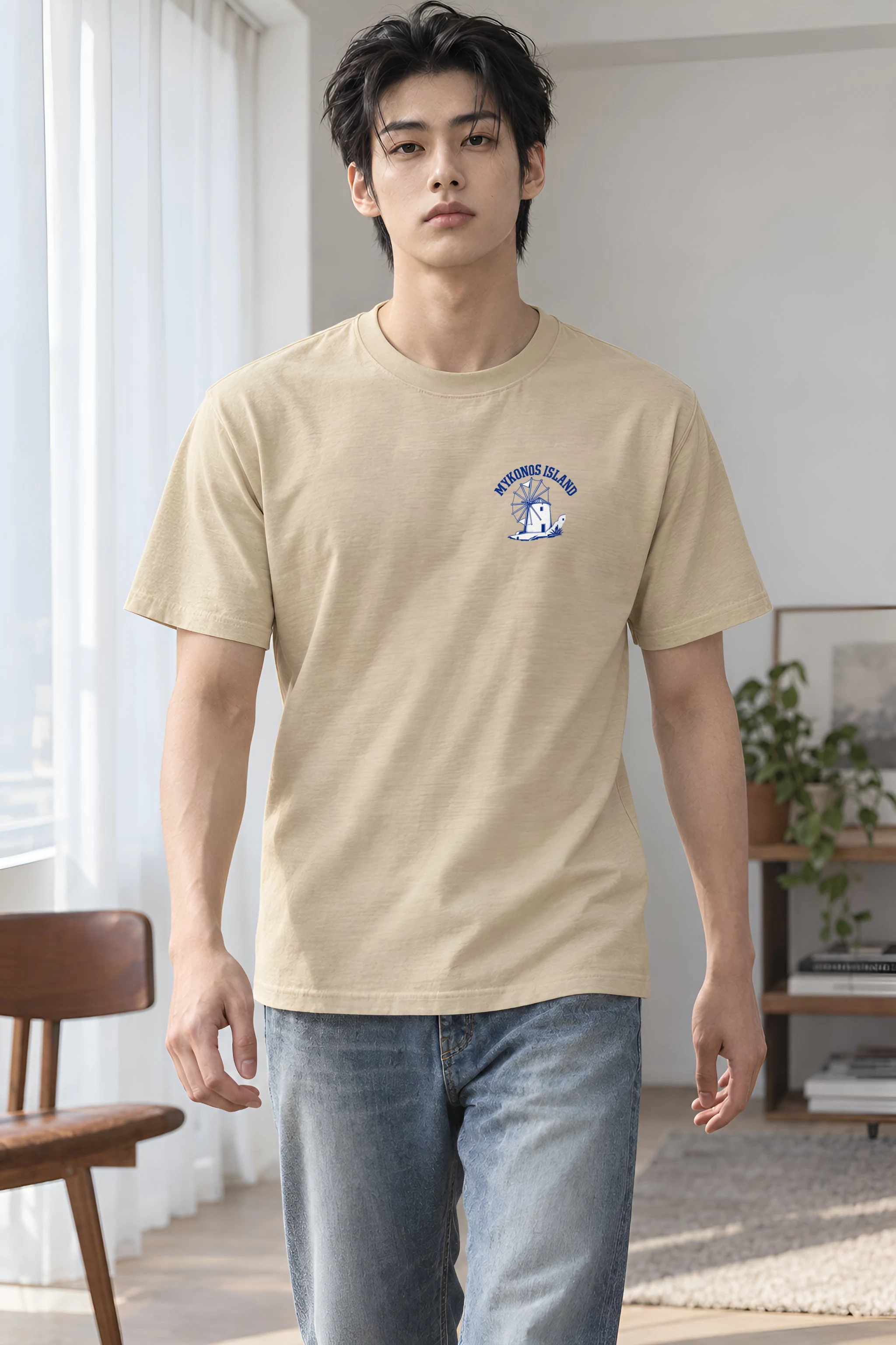 "Island Club 5595" Heavyweight Unisex Crewneck T-shirt