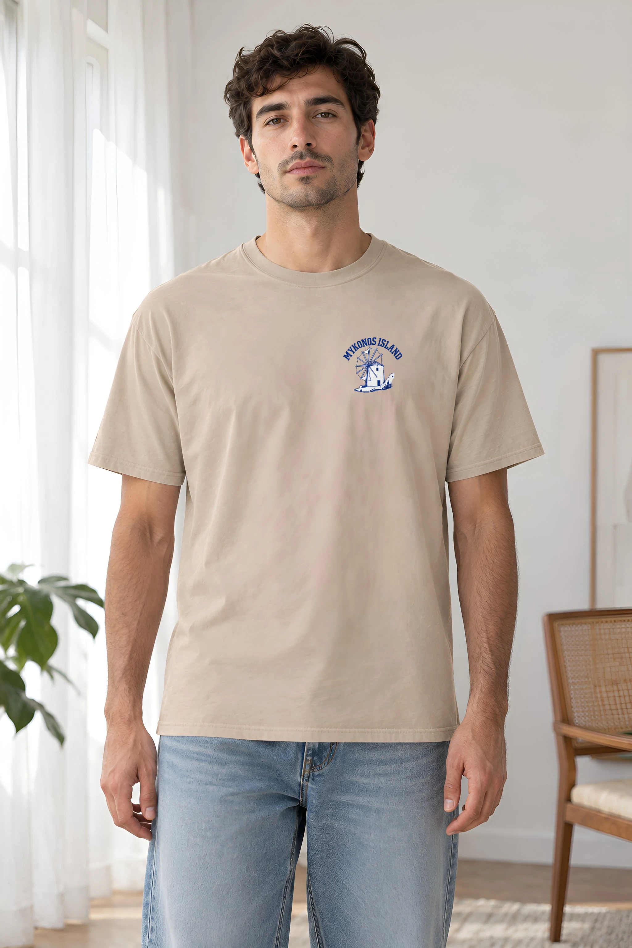 "Island Club 5595" Heavyweight Unisex Crewneck T-shirt