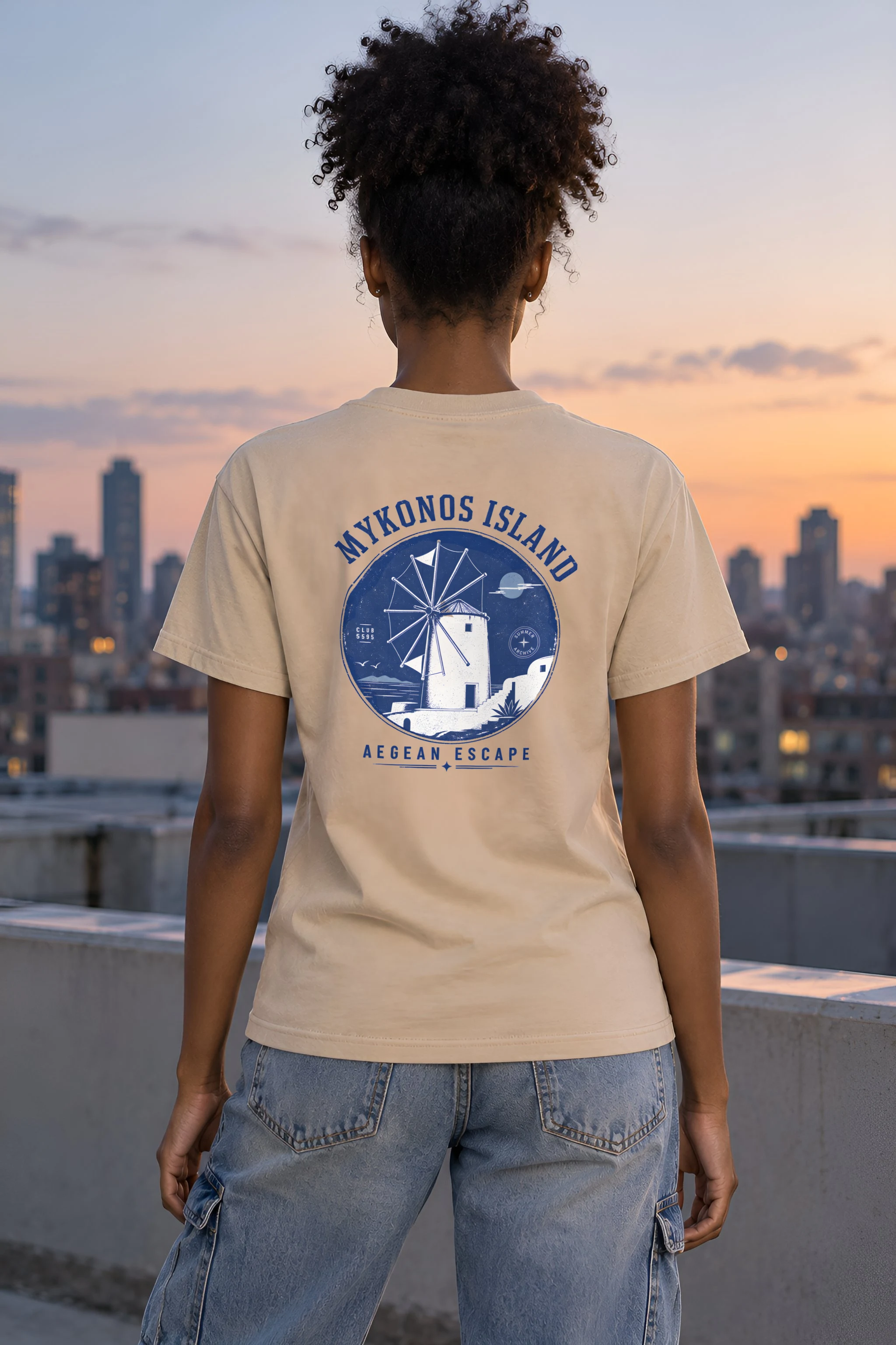 "Island Club 5595" Heavyweight Unisex Crewneck T-shirt