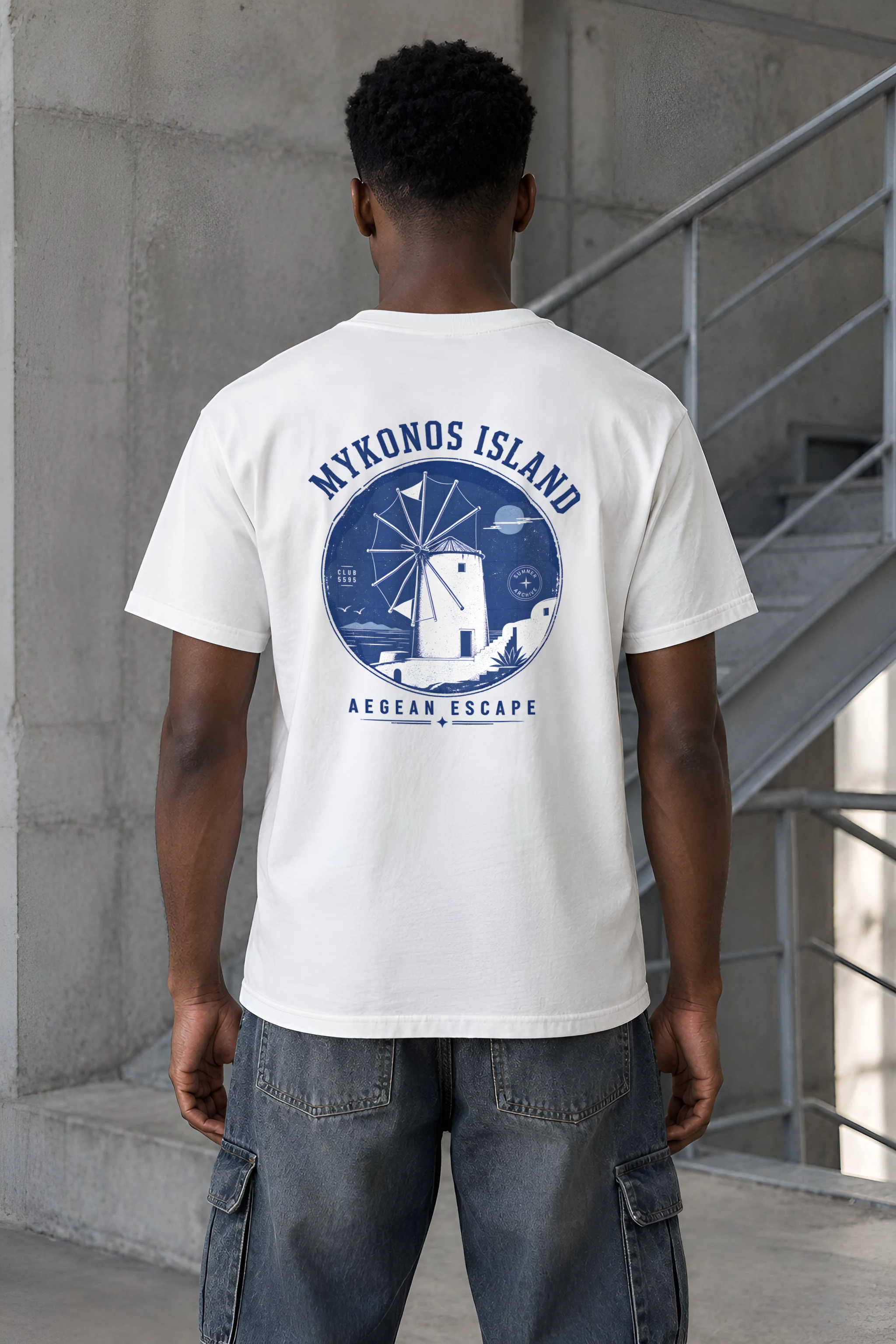 "Island Club 5595" Heavyweight Unisex Crewneck T-shirt