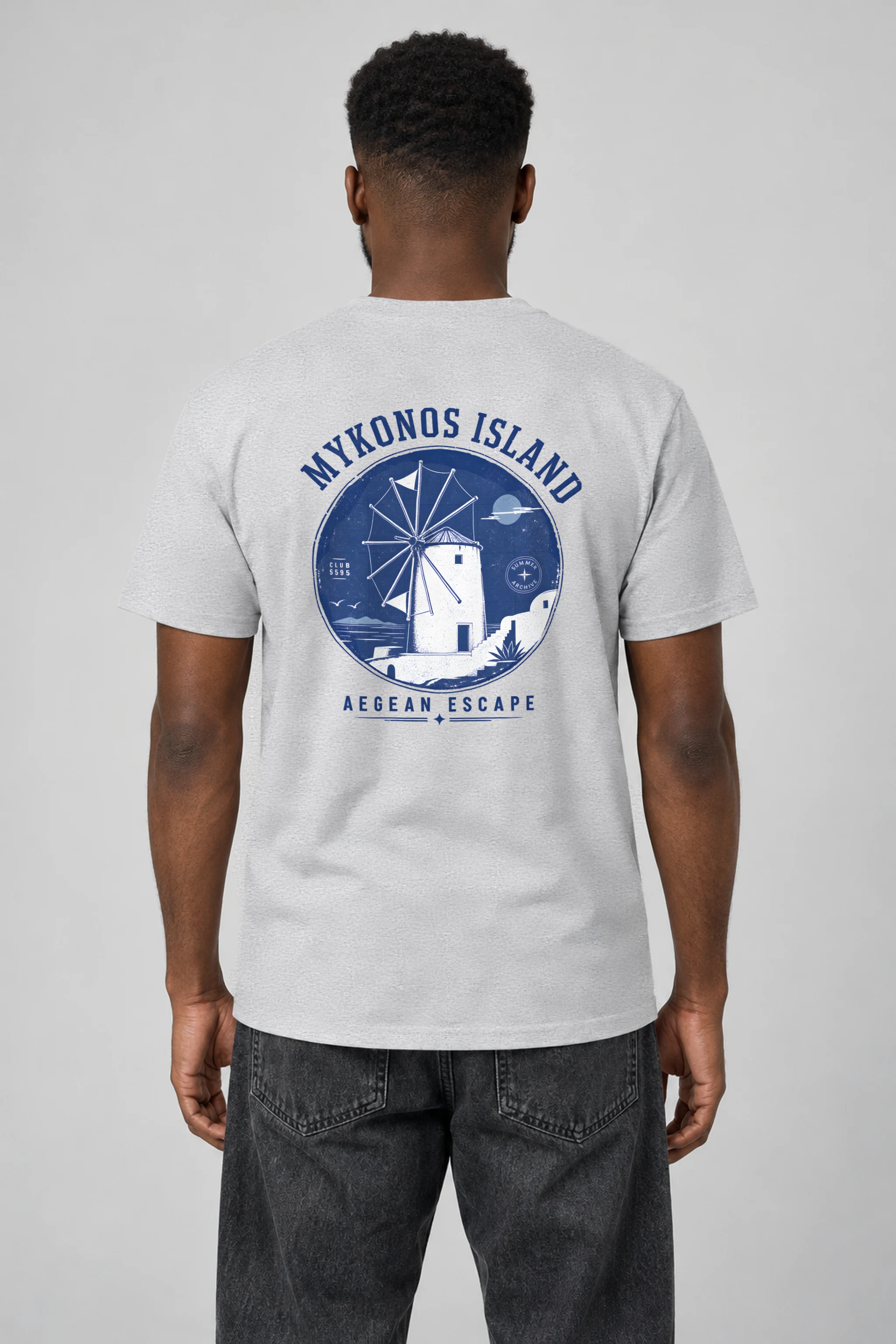 "Island Club 5595" Heavyweight Unisex Crewneck T-shirt