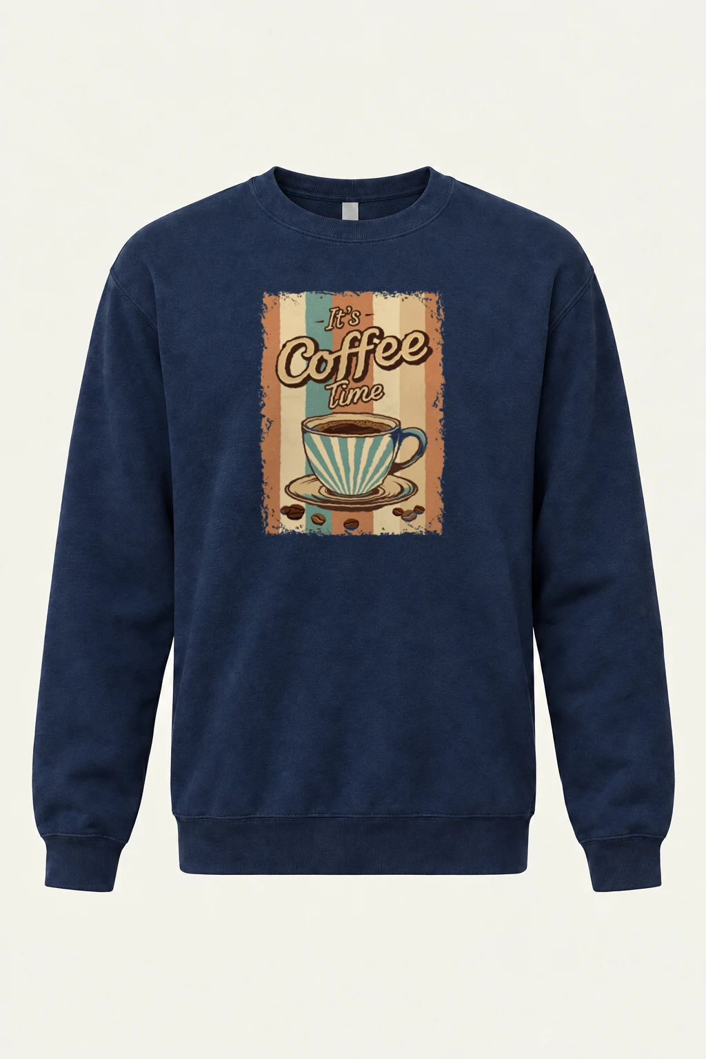 "It's Coffee Time" Heavy Blend Unisex Crewneck Sweatshirt | Gildan 18000