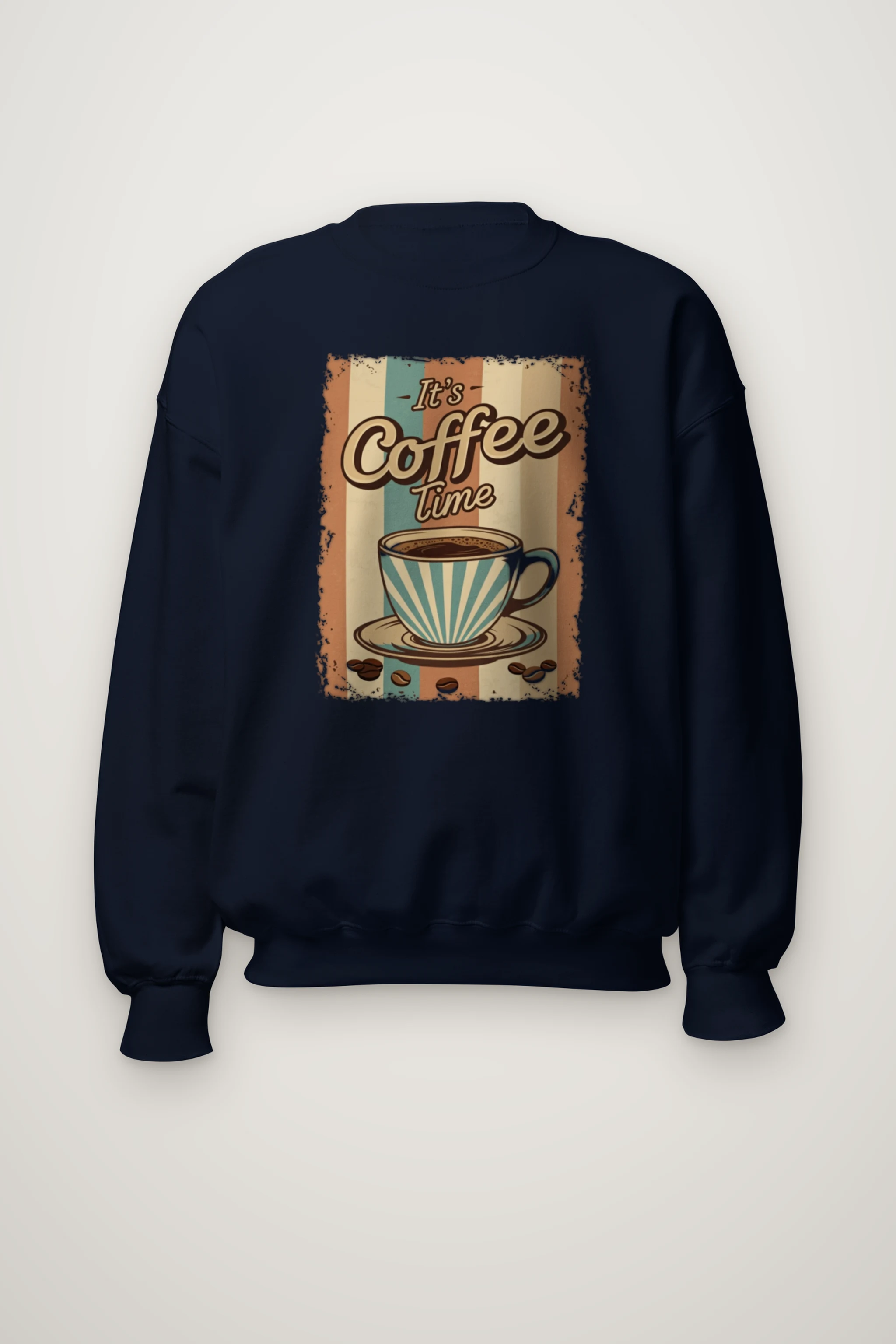 "It's Coffee Time" Heavy Blend Unisex Crewneck Sweatshirt