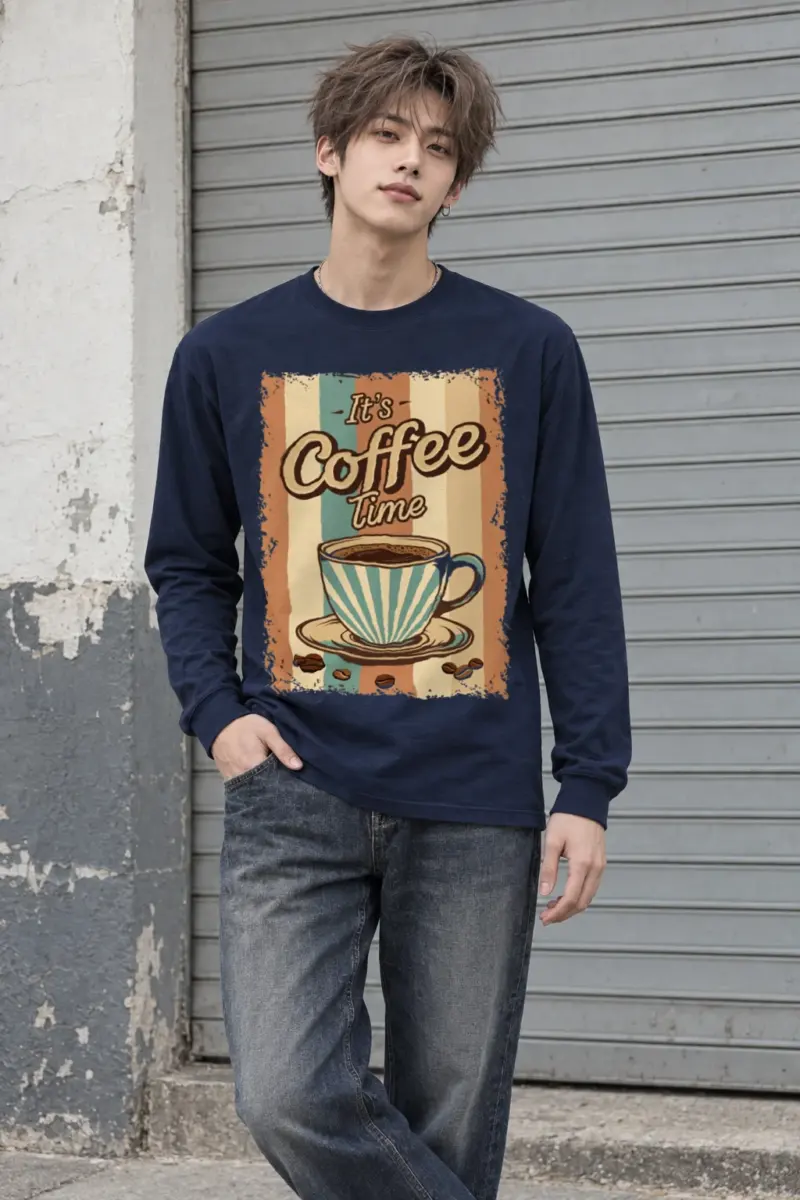 "It's Coffee Time" Unisex Longsleeve T-shirt