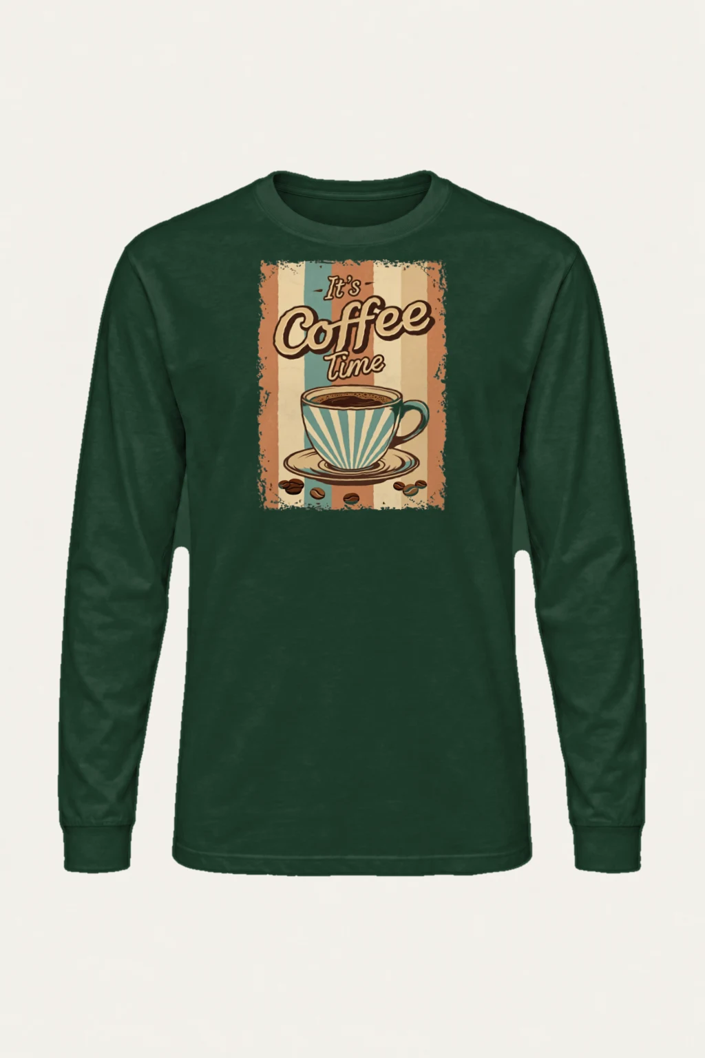 "It's Coffee Time" Unisex Longsleeve T-shirt | Gildan 2400