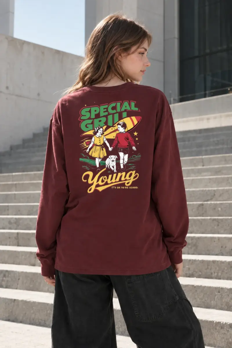 “It’s Ok To Be Scared” Unisex Longsleeve T-shirt | Gildan 2400