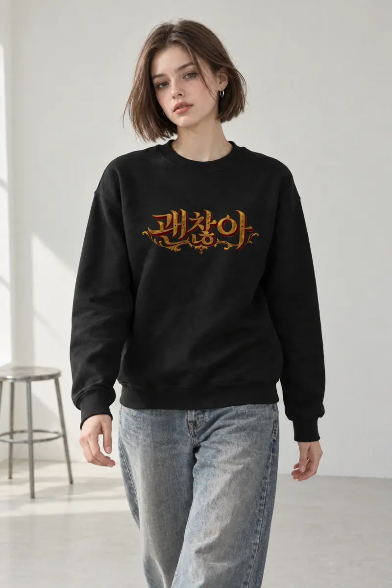 "It's Okay" Heavy Blend Unisex Crewneck Sweatshirt