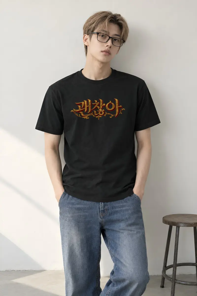 "It's Okay" Heavyweight Unisex Crewneck T-shirt