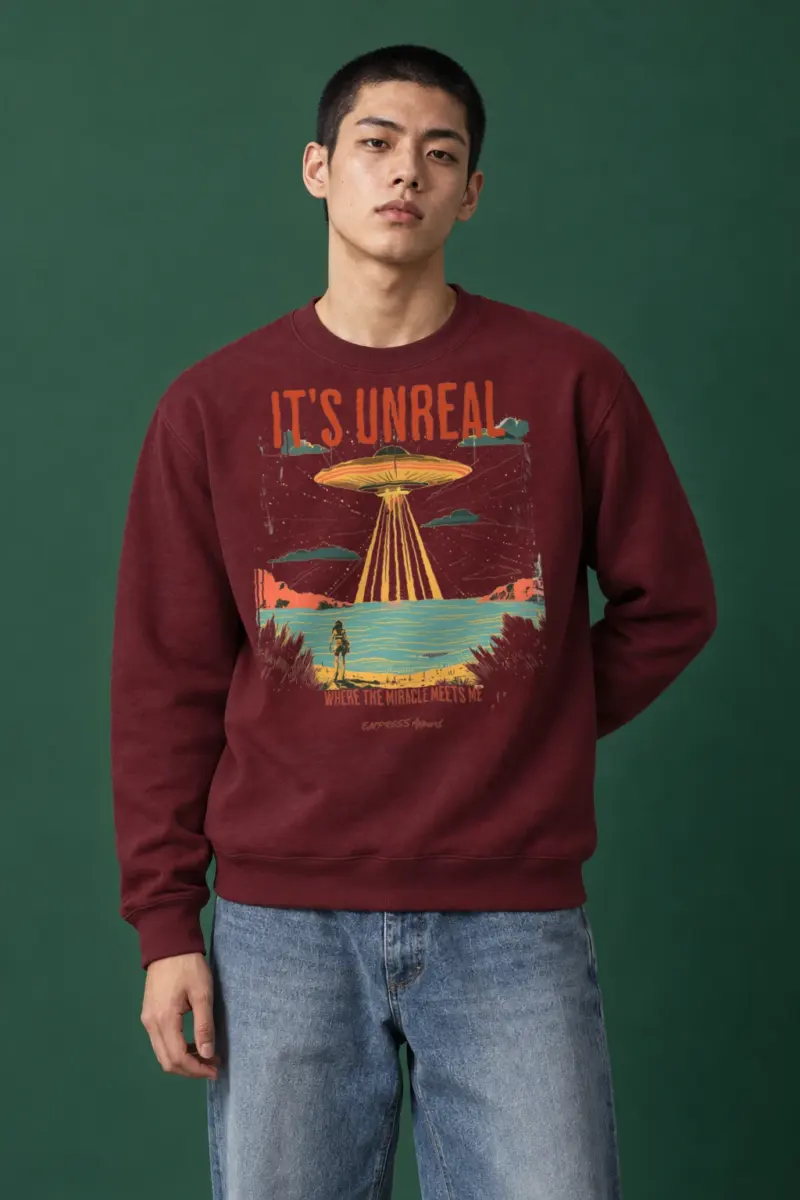 "It’s Unreal" Heavy Blend Unisex Crewneck Sweatshirt | Gildan 18000