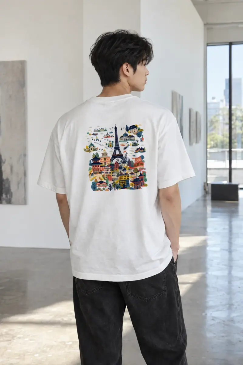 "Jails World Tour" Heavyweight Unisex Crewneck T-shirt | Gildan 5000