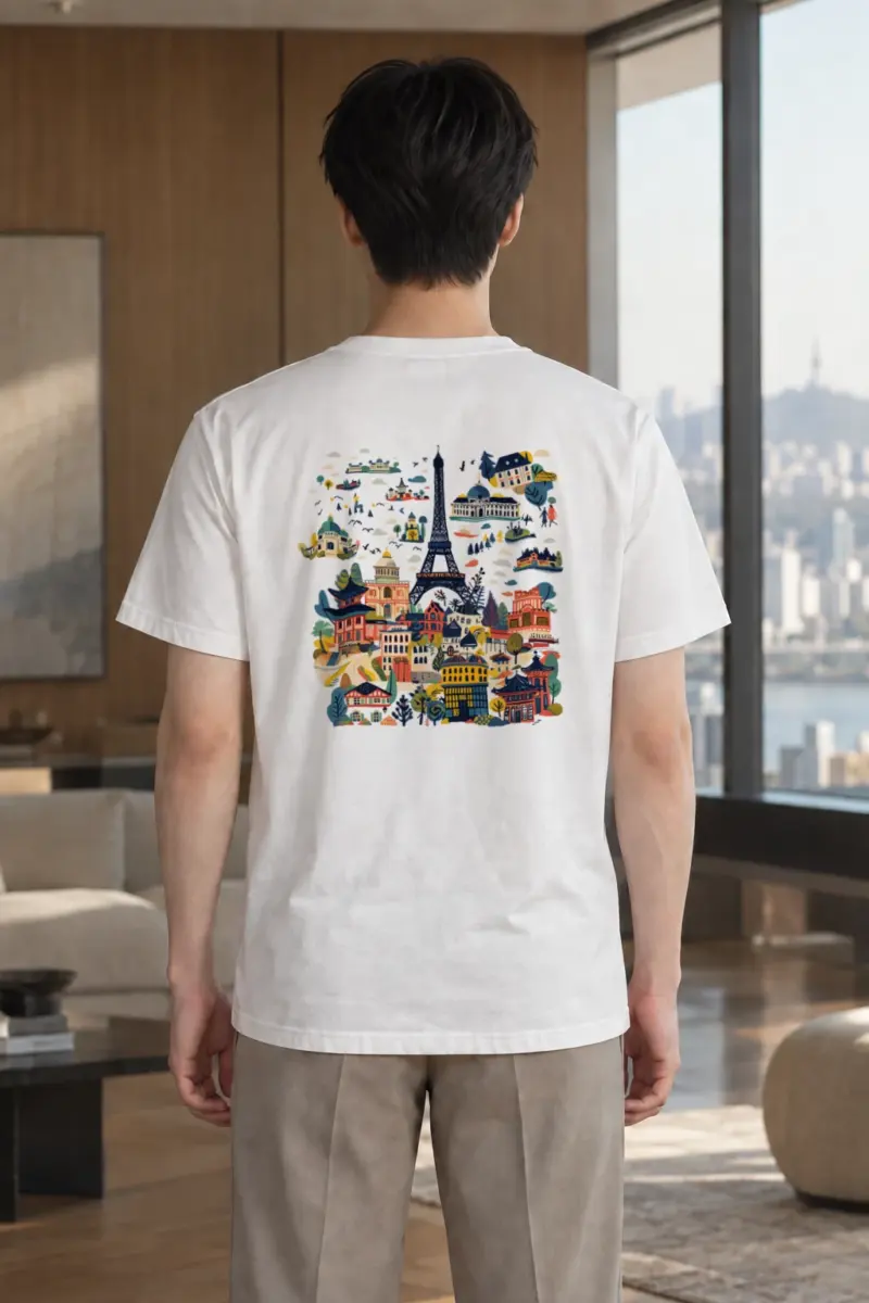 "Jails World Tour" Heavyweight Unisex Crewneck T-shirt | Gildan 5000