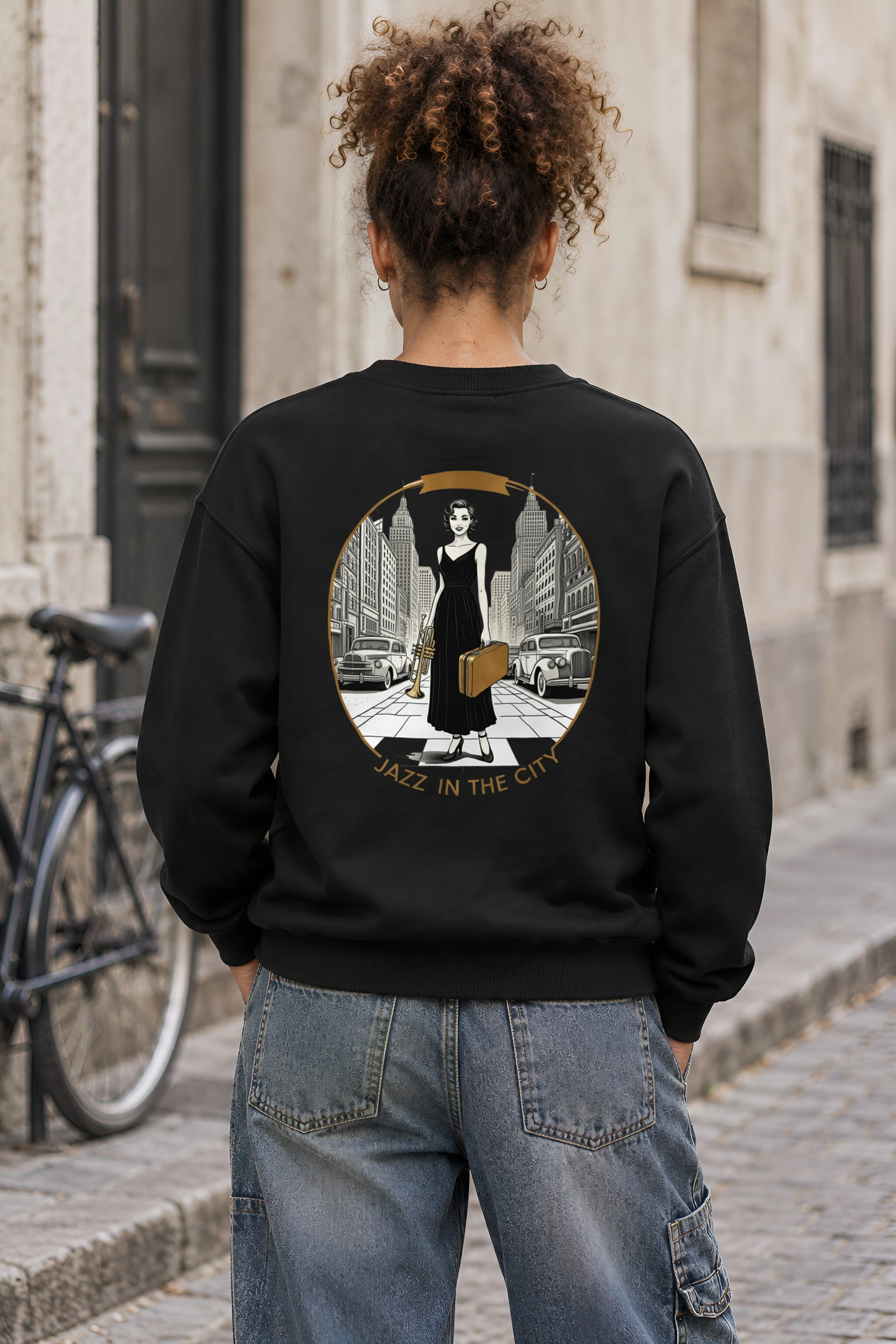 "Jazz In The City" 1 Crewneck Sweatshirt