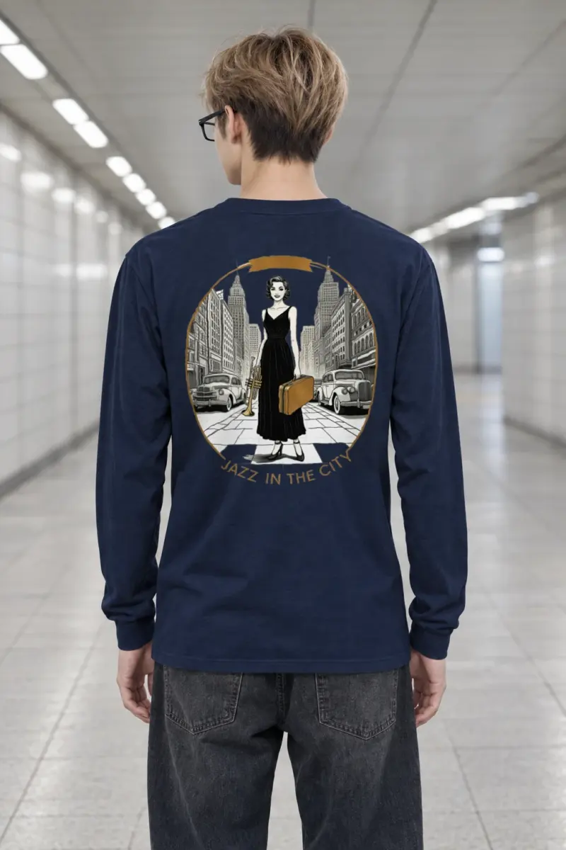 "Jazz In The City" Unisex Longsleeve T-shirt