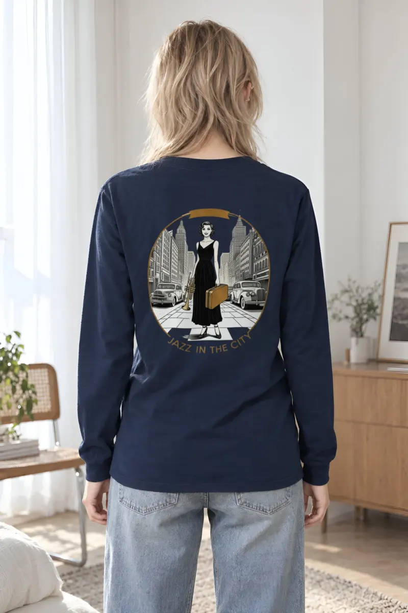 "Jazz In The City" Unisex Longsleeve T-shirt