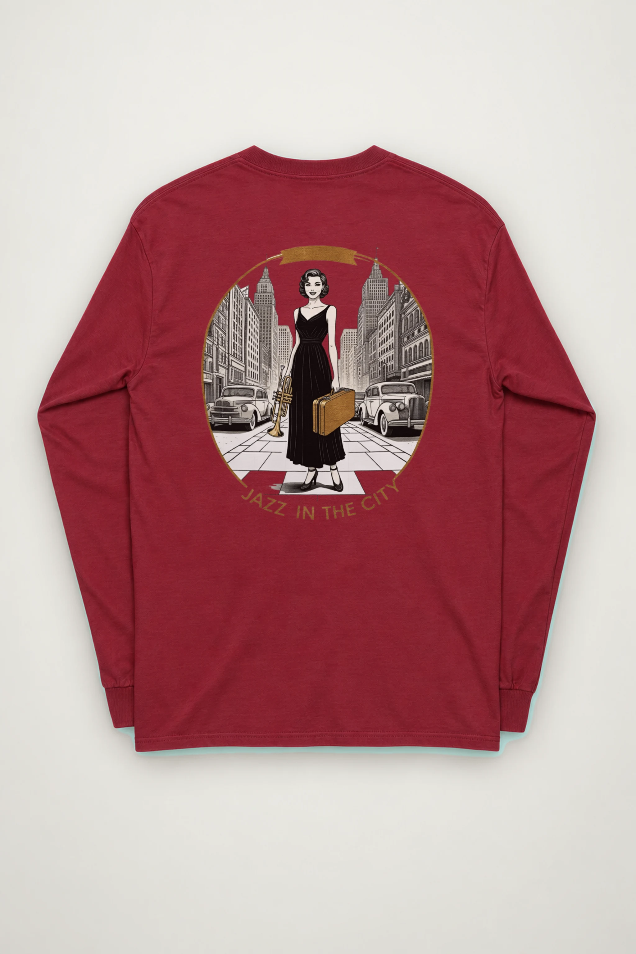 "Jazz In The City" Unisex Longsleeve T-shirt
