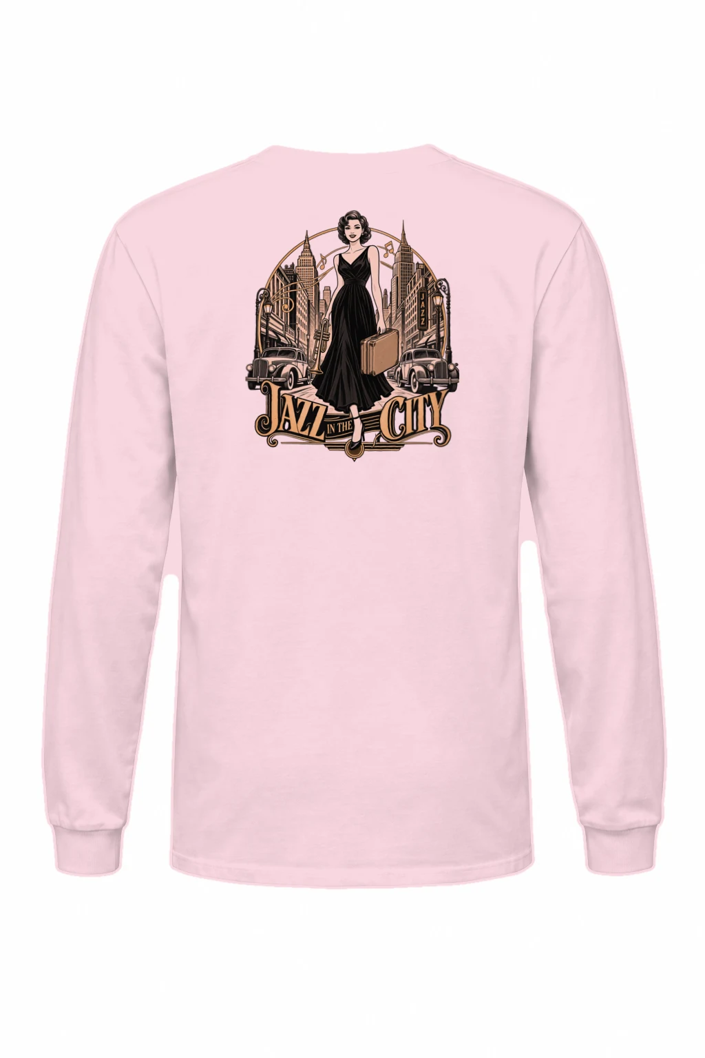 "Jazz In The City" Unisex Longsleeve T-shirt | Gildan 2400