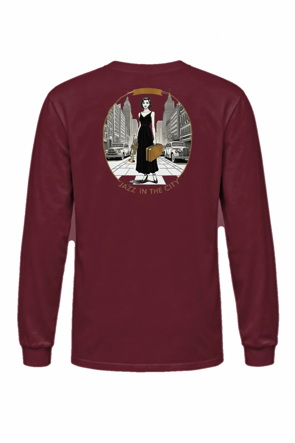 "Jazz In The City" Unisex Longsleeve T-shirt | Gildan 2400