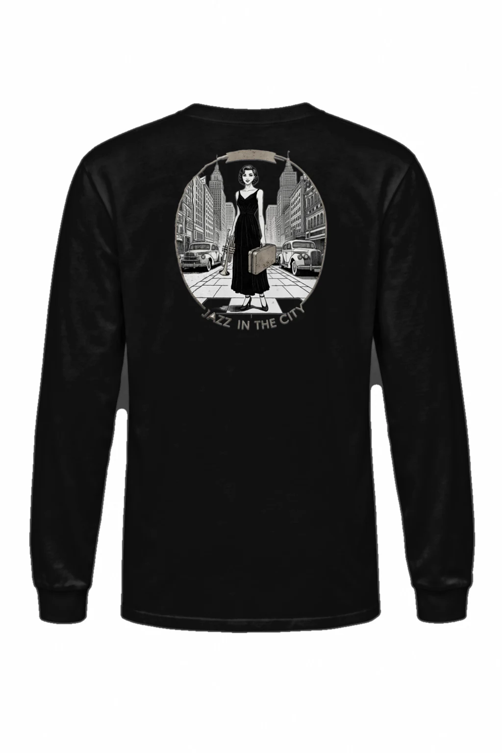 "Jazz In The City" Unisex Longsleeve T-shirt | Gildan 2400