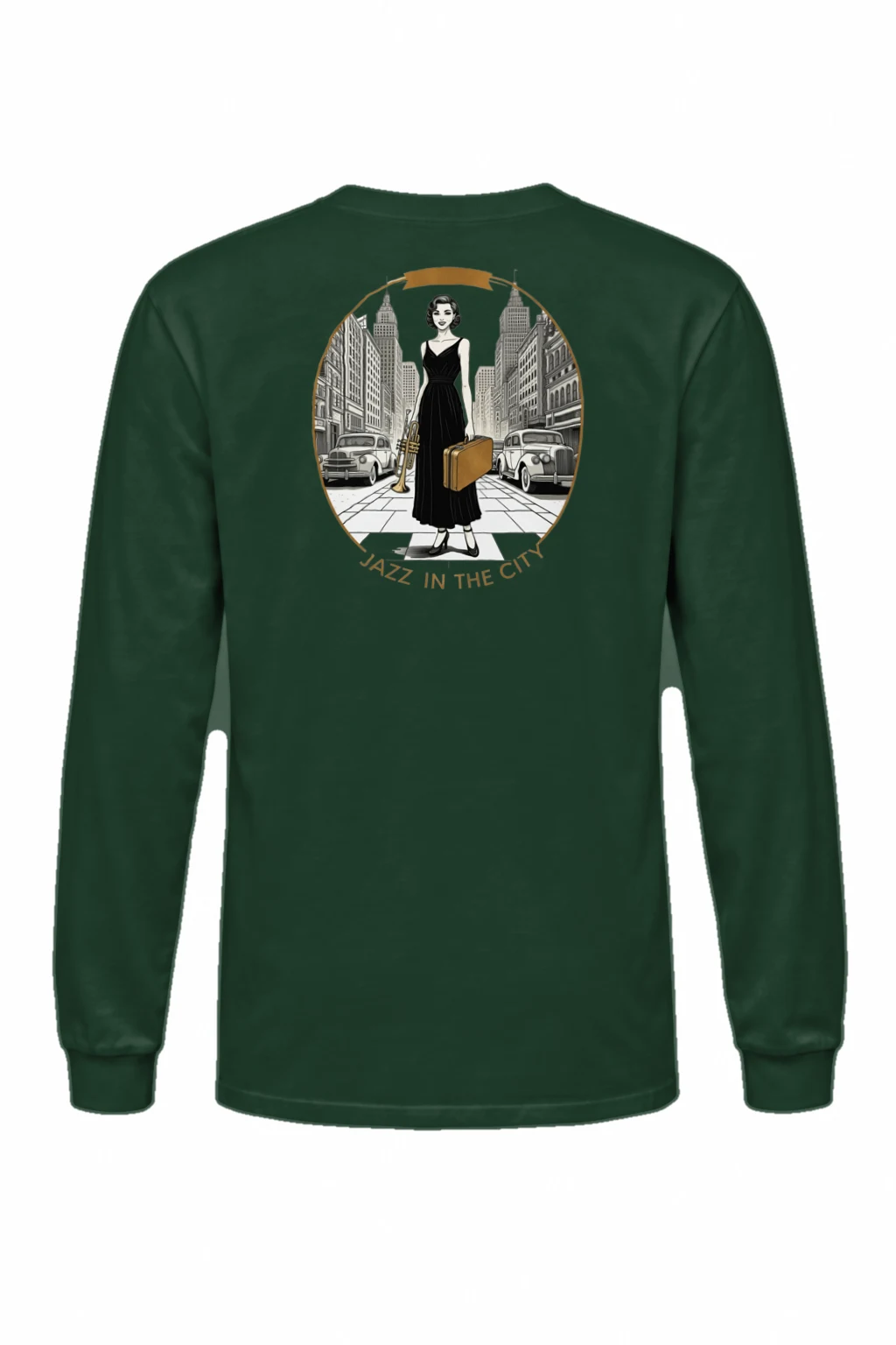 "Jazz In The City" Unisex Longsleeve T-shirt | Gildan 2400