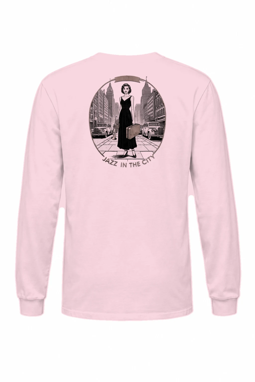 "Jazz In The City" Unisex Longsleeve T-shirt | Gildan 2400