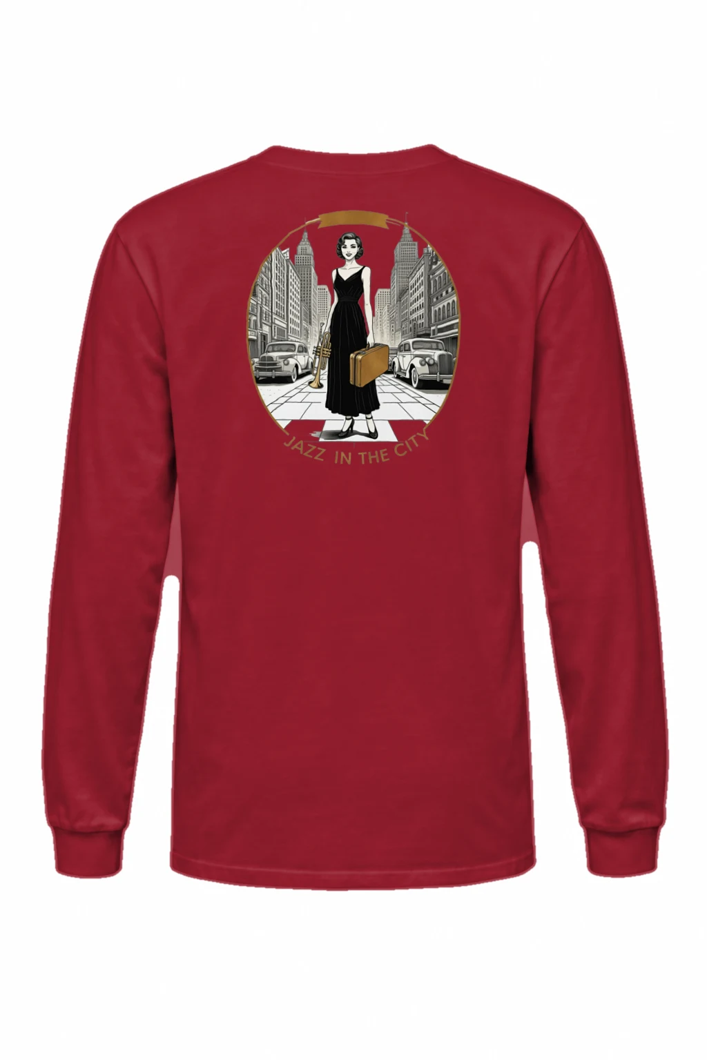"Jazz In The City" Unisex Longsleeve T-shirt | Gildan 2400