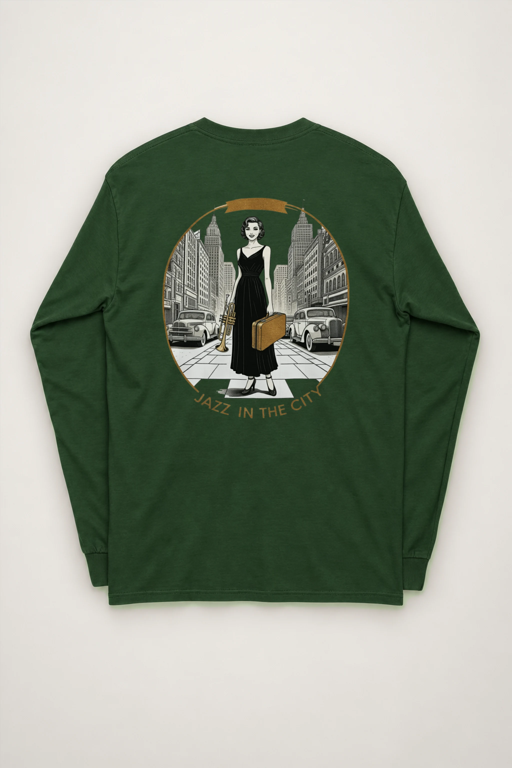 "Jazz In The City" Unisex Longsleeve T-shirt