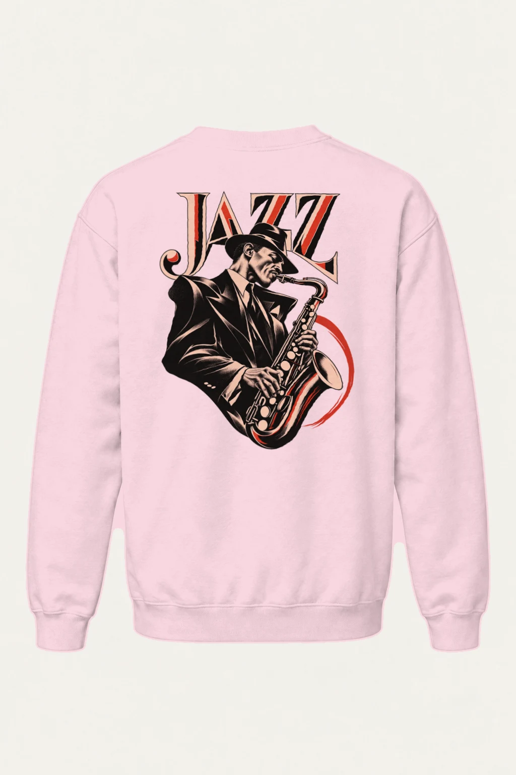 "Jazz In Vermilion" Heavy Blend Unisex Crewneck Sweatshirt | Gildan 18000