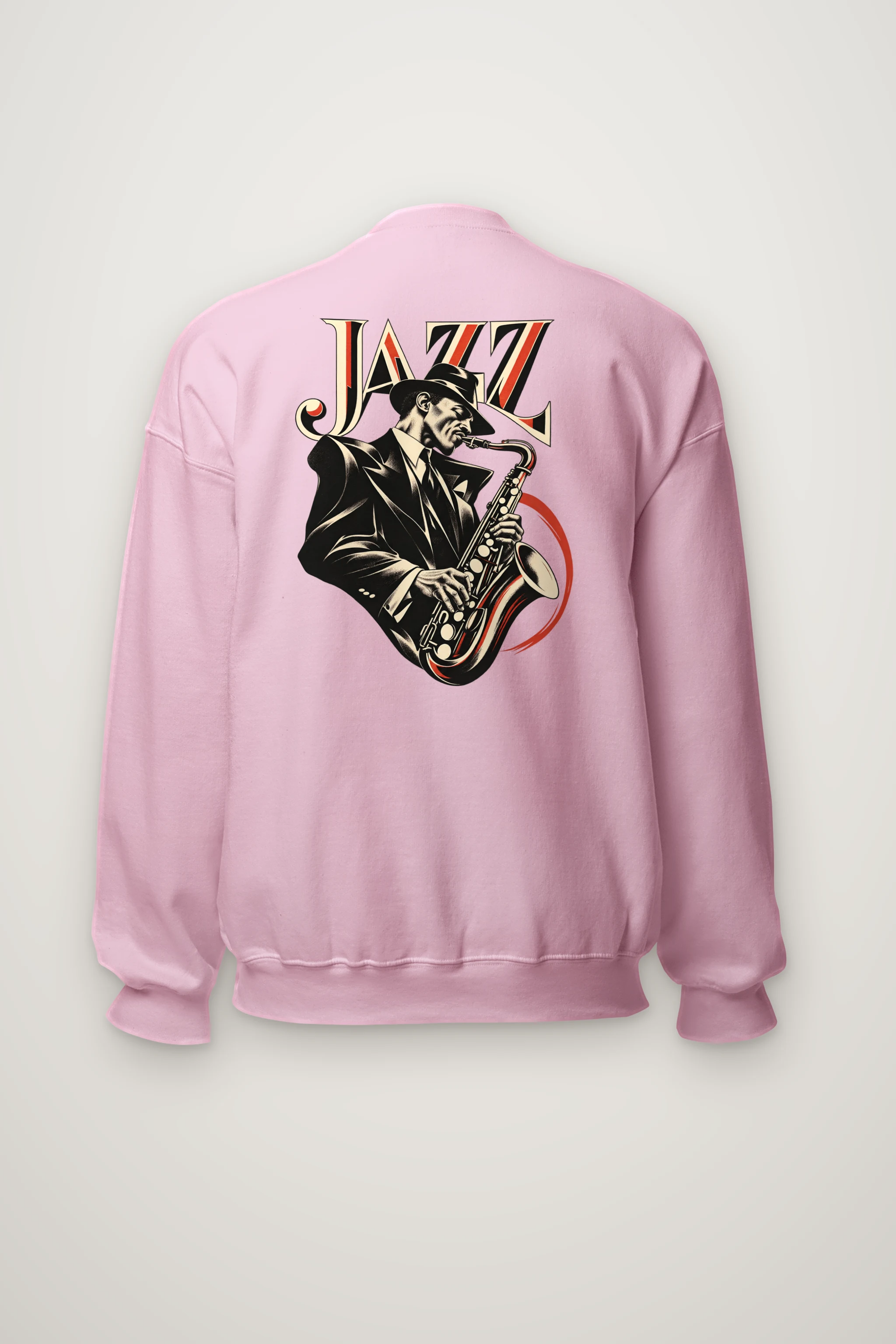 "Jazz In Vermilion" Heavy Blend Unisex Crewneck Sweatshirt