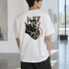 "Jazz In Vermilion" Heavyweight Unisex Crewneck T-shirt | Gildan 5000