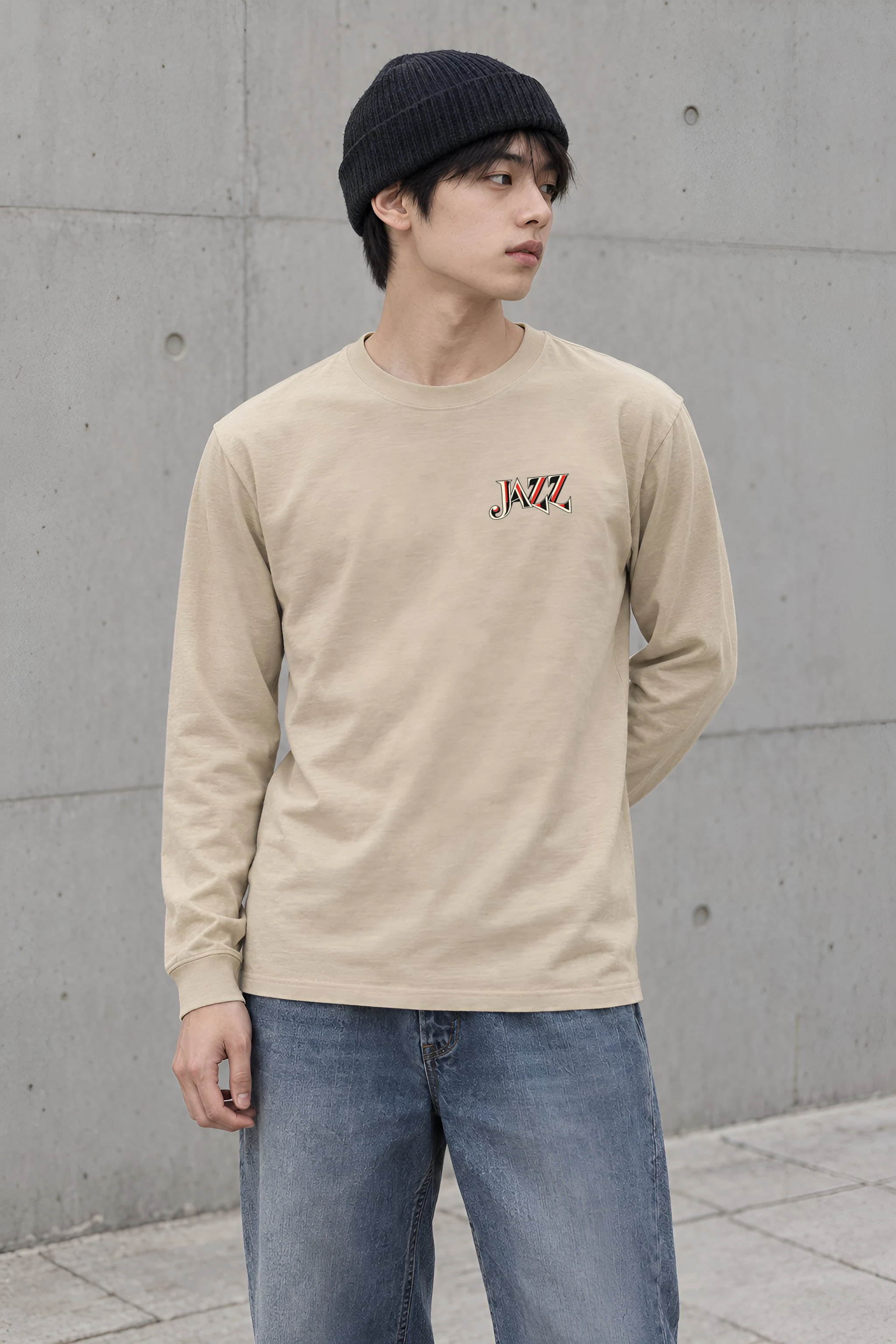 "Jazz in Vermilion" Unisex Longsleeve T-shirt