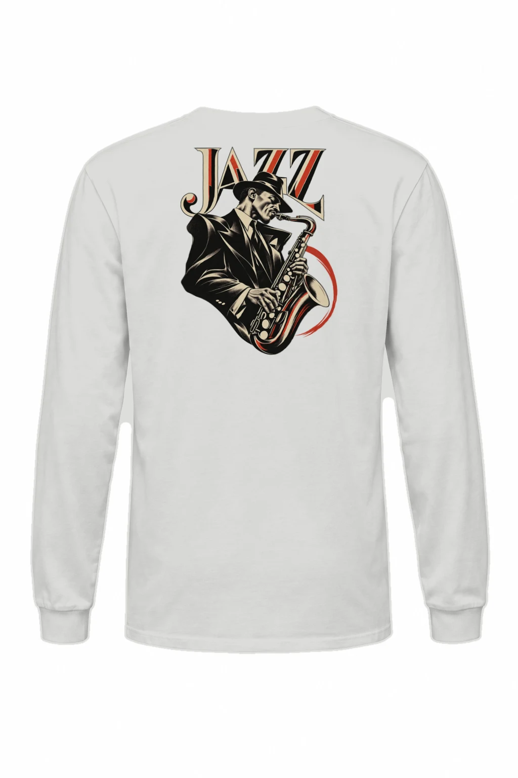 "Jazz in Vermilion" Unisex Longsleeve T-shirt | Gildan 2400