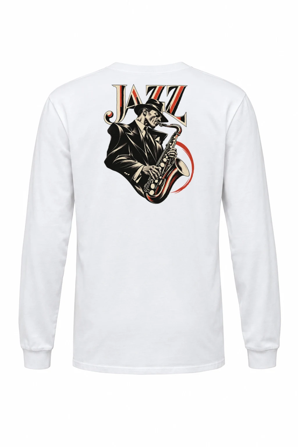 "Jazz in Vermilion" Unisex Longsleeve T-shirt | Gildan 2400