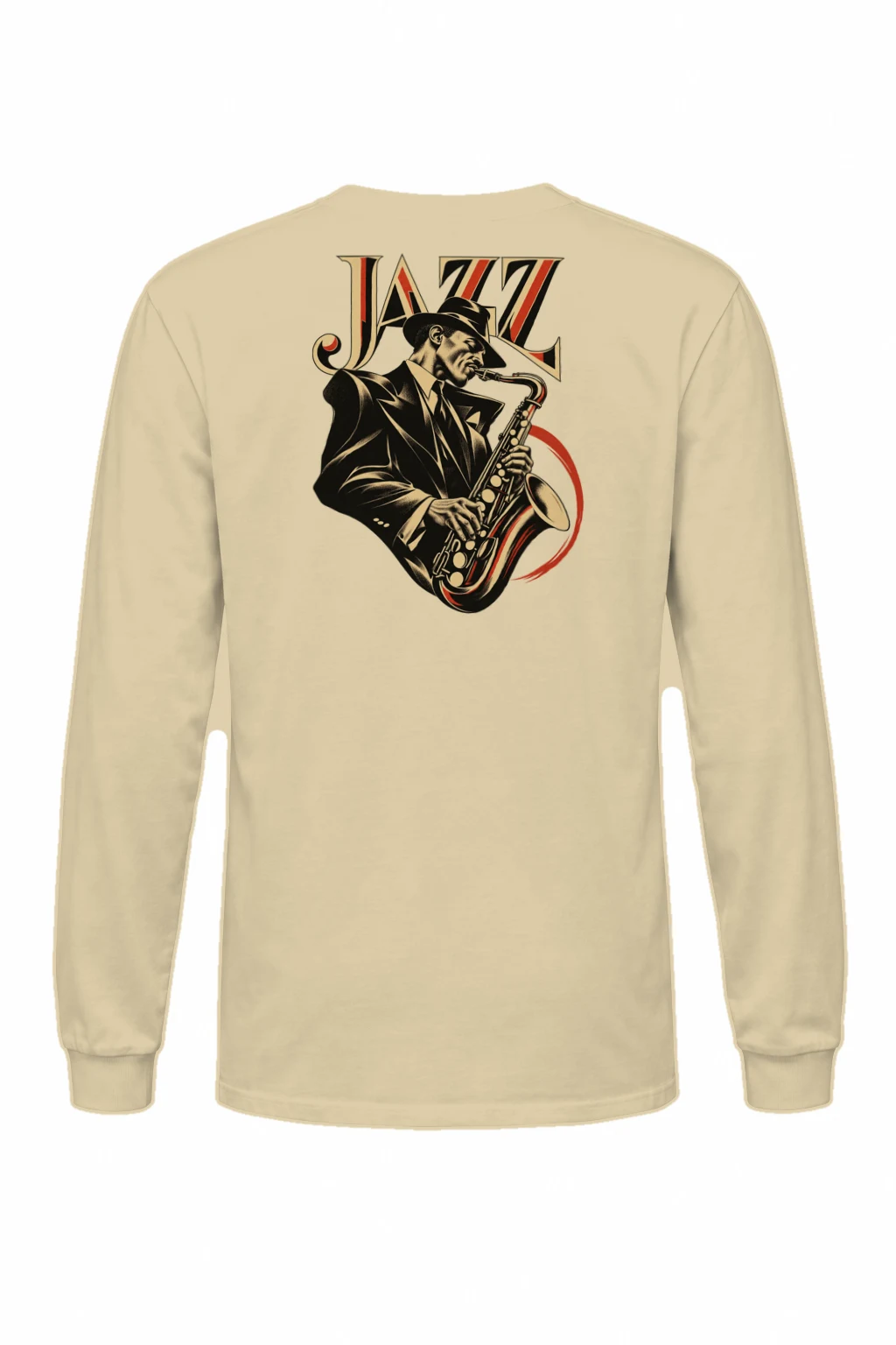 "Jazz in Vermilion" Unisex Longsleeve T-shirt | Gildan 2400