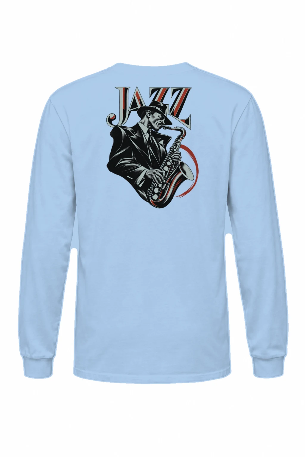 "Jazz in Vermilion" Unisex Longsleeve T-shirt | Gildan 2400
