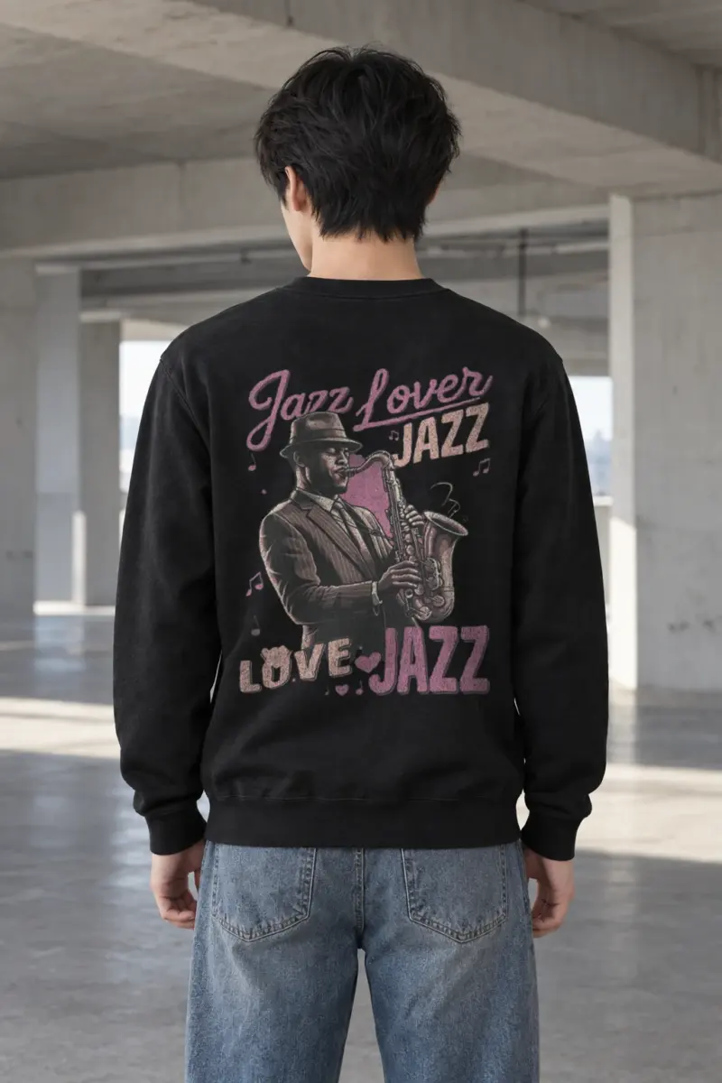 "Jazz Love" Heavy Blend Unisex Crewneck Sweatshirt