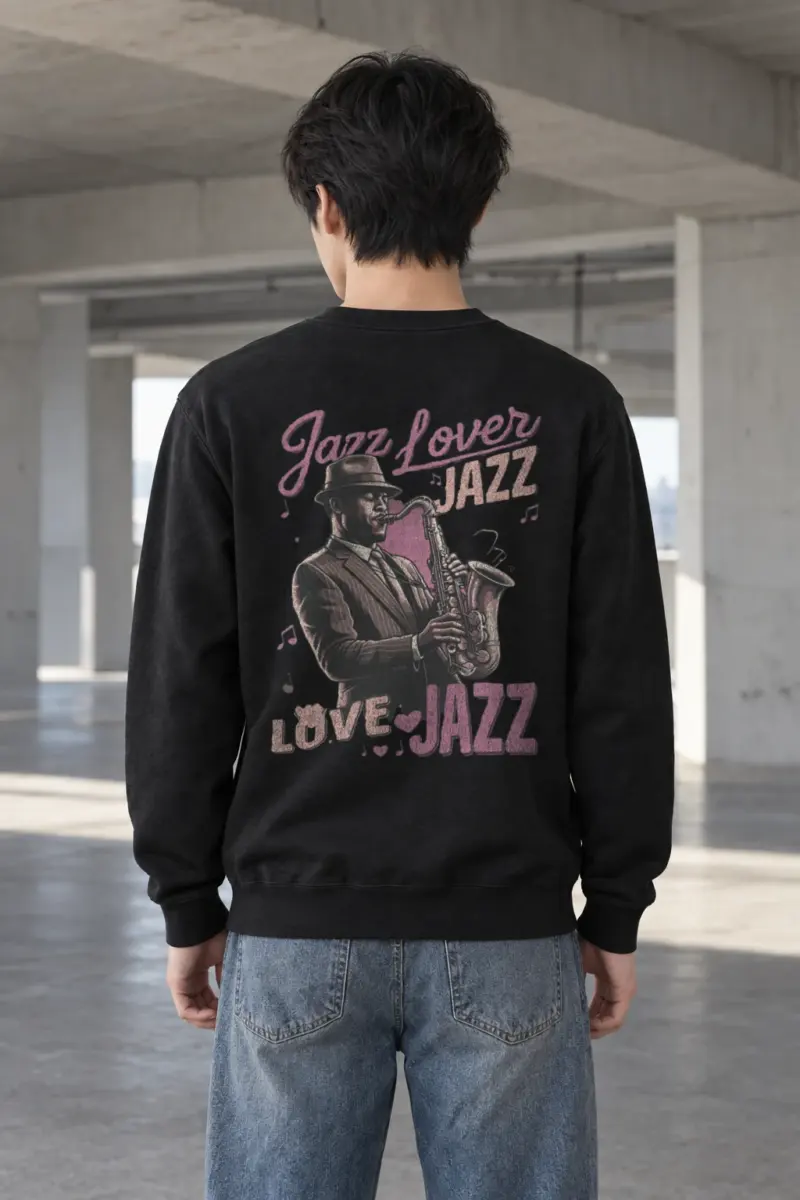 "Jazz Love" Heavy Blend Unisex Crewneck Sweatshirt