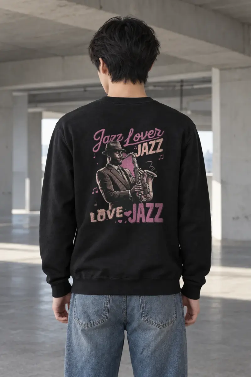 "Jazz Love" Heavy Blend Unisex Crewneck Sweatshirt