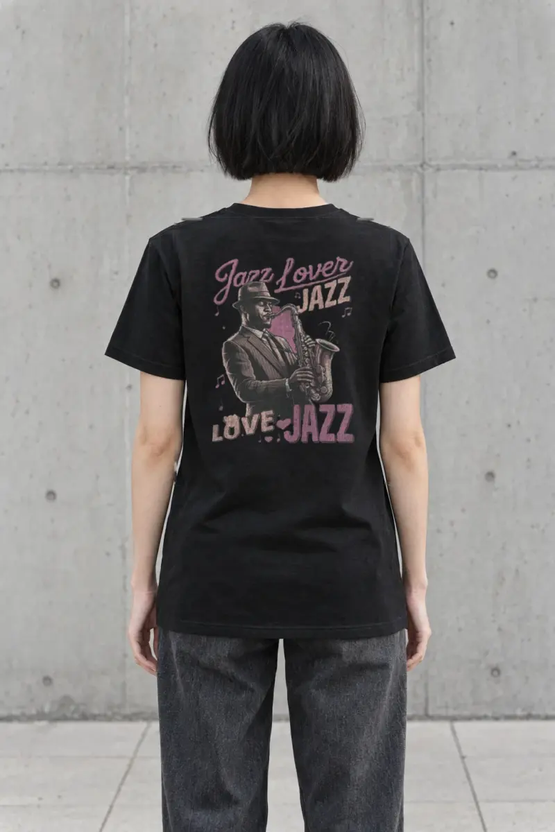 "Jazz Love" Heavyweight Unisex Crewneck T-shirt