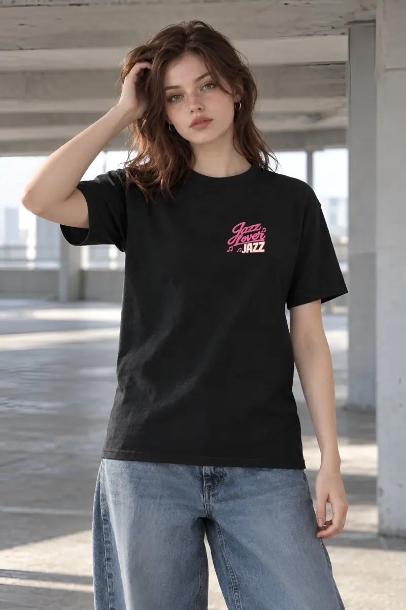 "Jazz Love" Heavyweight Unisex Crewneck T-shirt