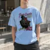 "Jazz Love Poster" Heavyweight Unisex Crewneck T-shirt | Gildan 5000